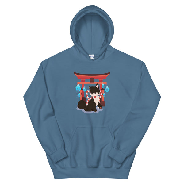 Yokai Shiba / Black and Tan Shiba Unisex Hoodie