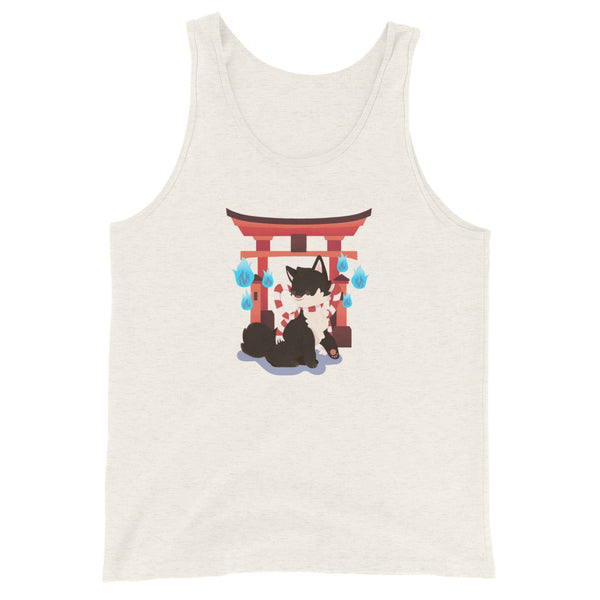 Yokai Shiba / Black and Tan Shiba Unisex Tank Top