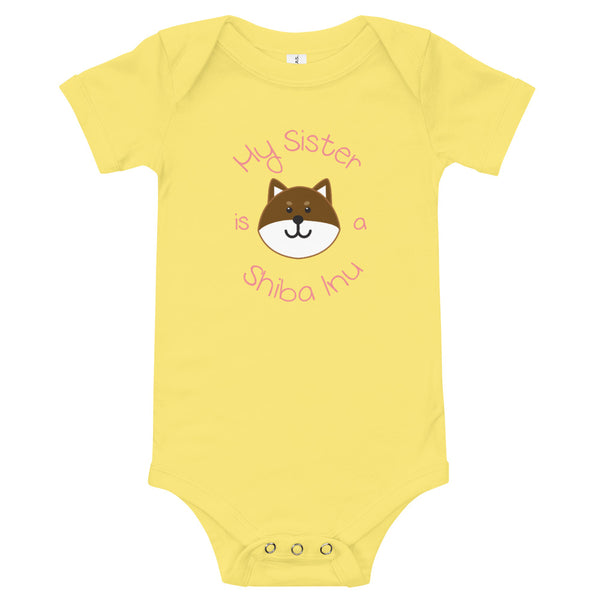 My Sister is a Shiba Inu / Sesame Shiba Onesie