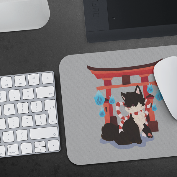 Yokai Shiba / Black and Tan Shiba Mousepad