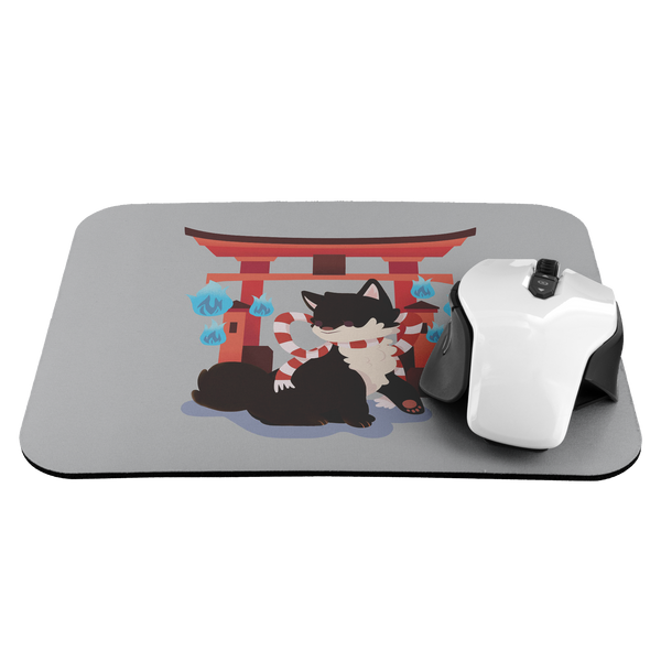 Yokai Shiba / Black and Tan Shiba Mousepad