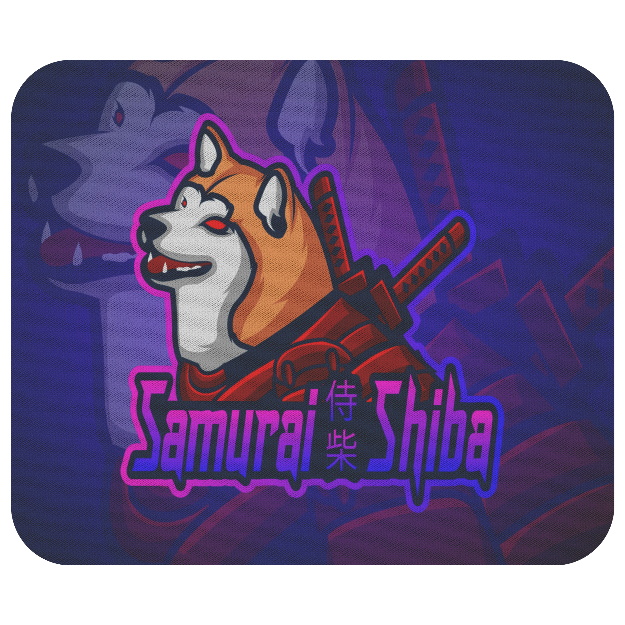 Samurai Shiba Mousepad